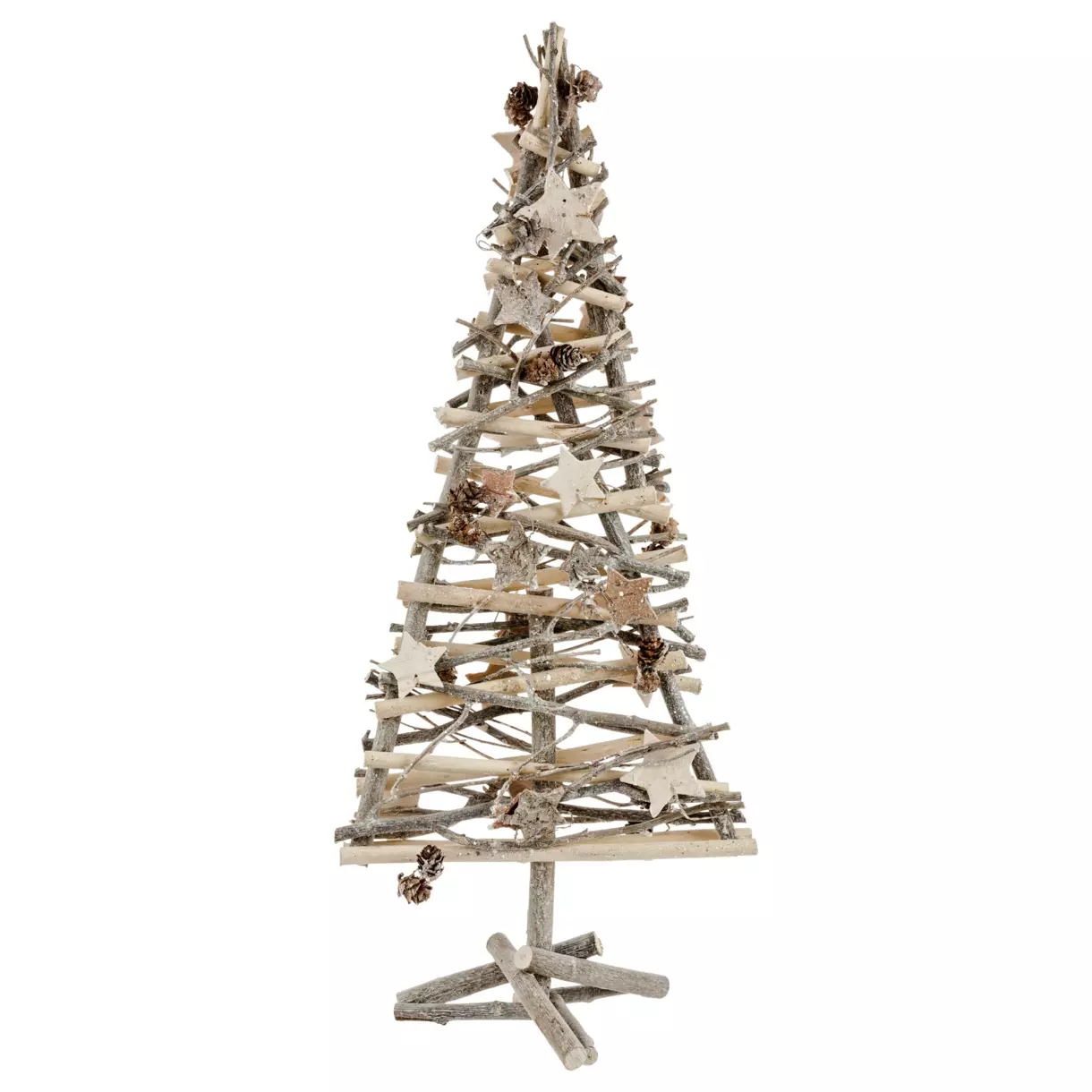 eminza Sapin en bois (H57 cm) Coleen Naturel