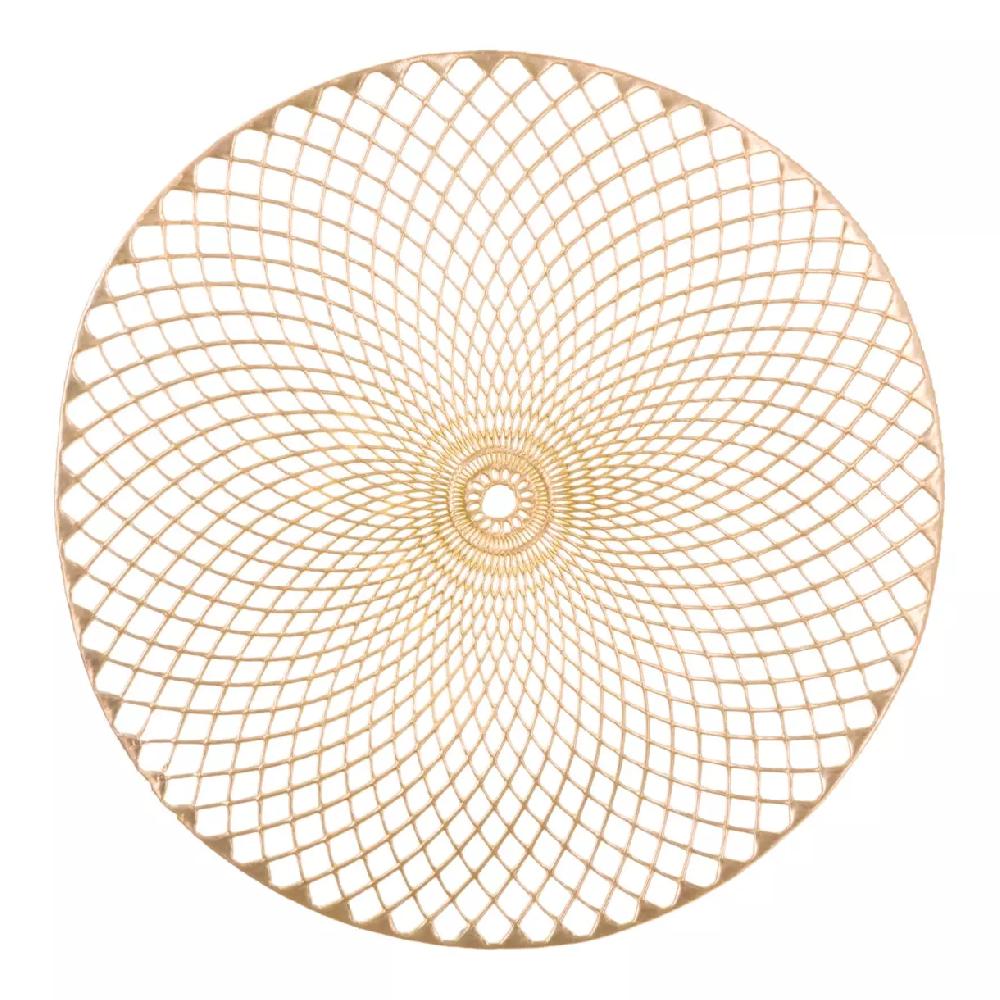 eminza Set de table Rosace Or