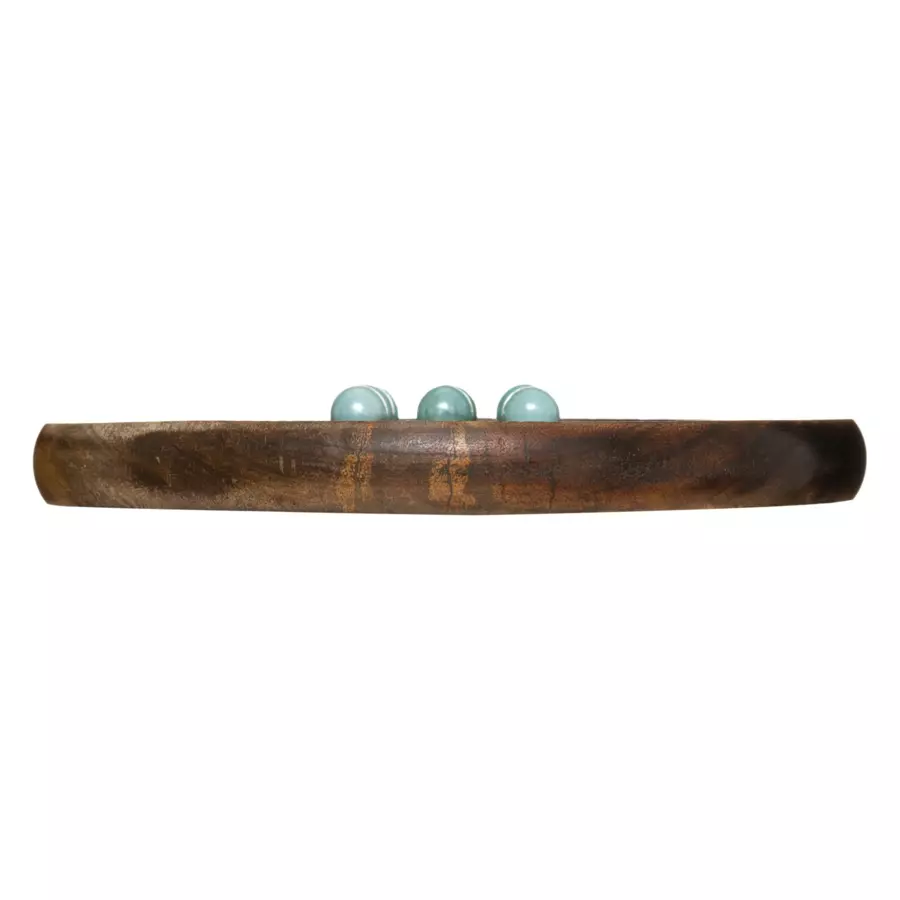 Eminza Solitaire Manguier Bois Marron