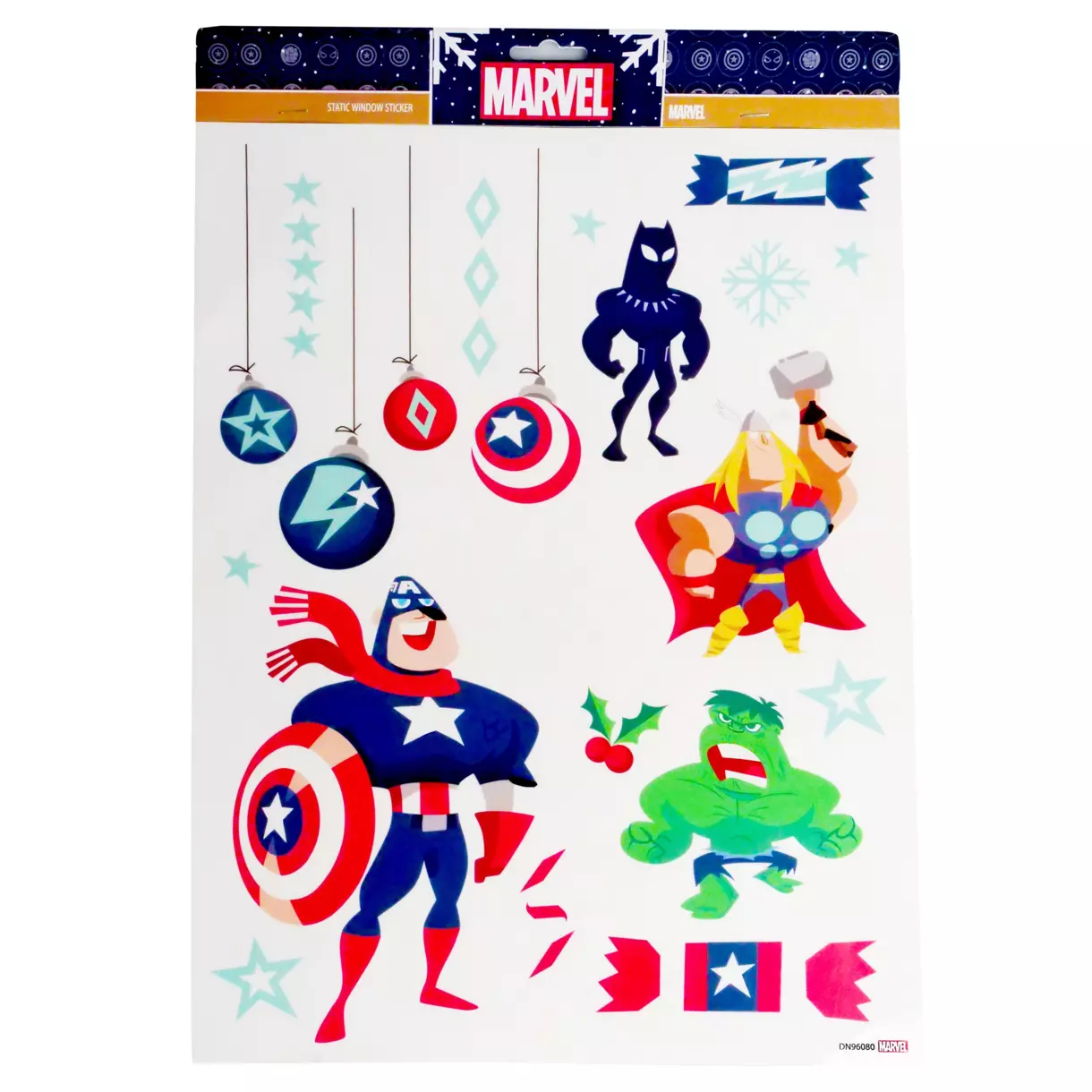 eminza Stickers pour fenêtre Disney Marvel