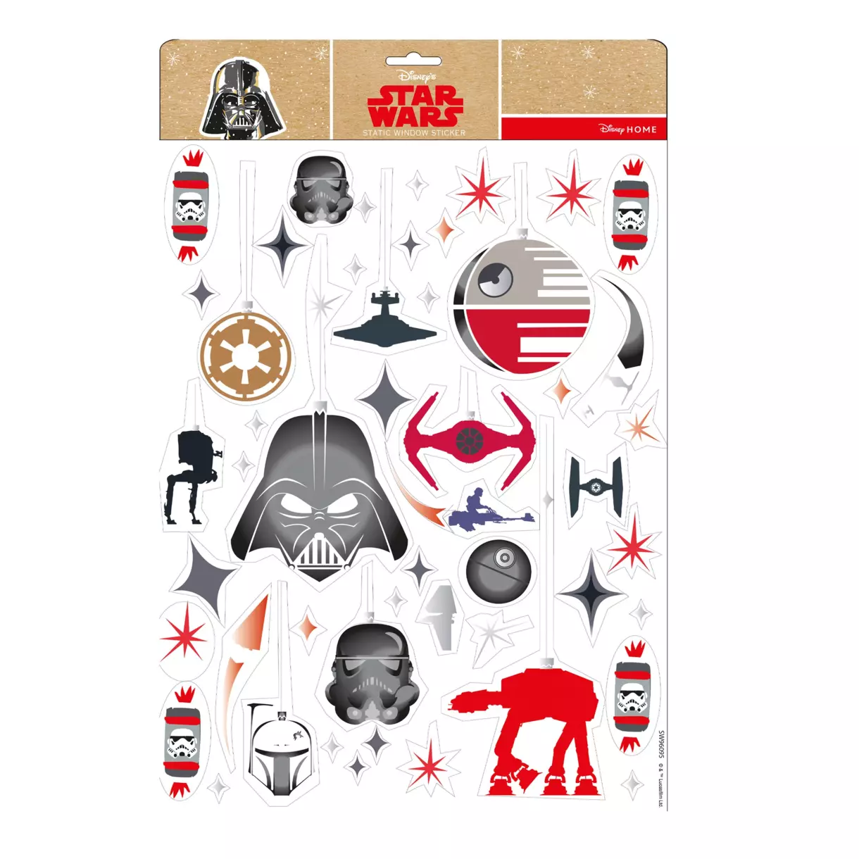 eminza Stickers pour fenêtre Disney Star Wars