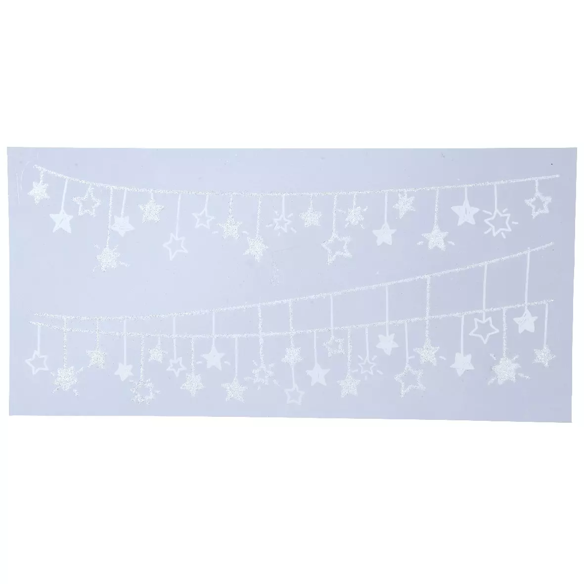 eminza Stickers pour fenêtre Guirlande d'étoiles