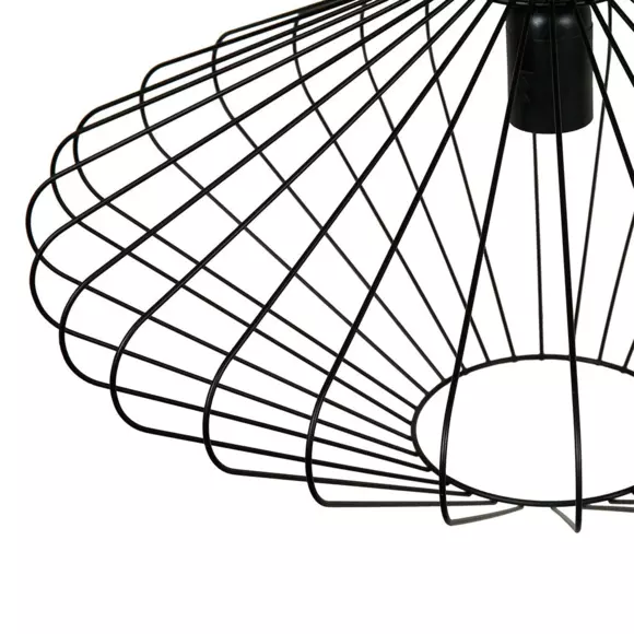 Eminza Suspension Lumineuse Métal (D45 Cm) Rosa Noir