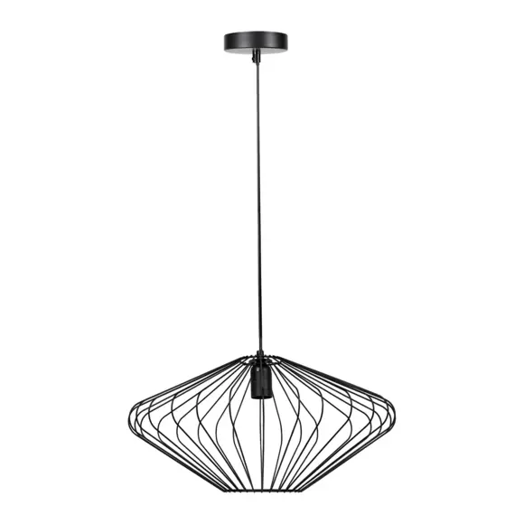 Eminza Suspension Lumineuse Métal (D45 Cm) Rosa Noir