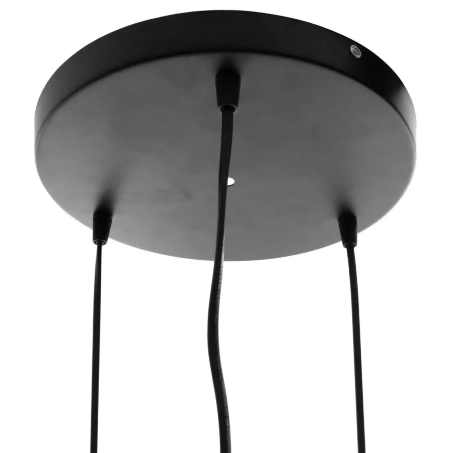 Eminza Suspension Métal (D24 5 Cm) Filaire Noir