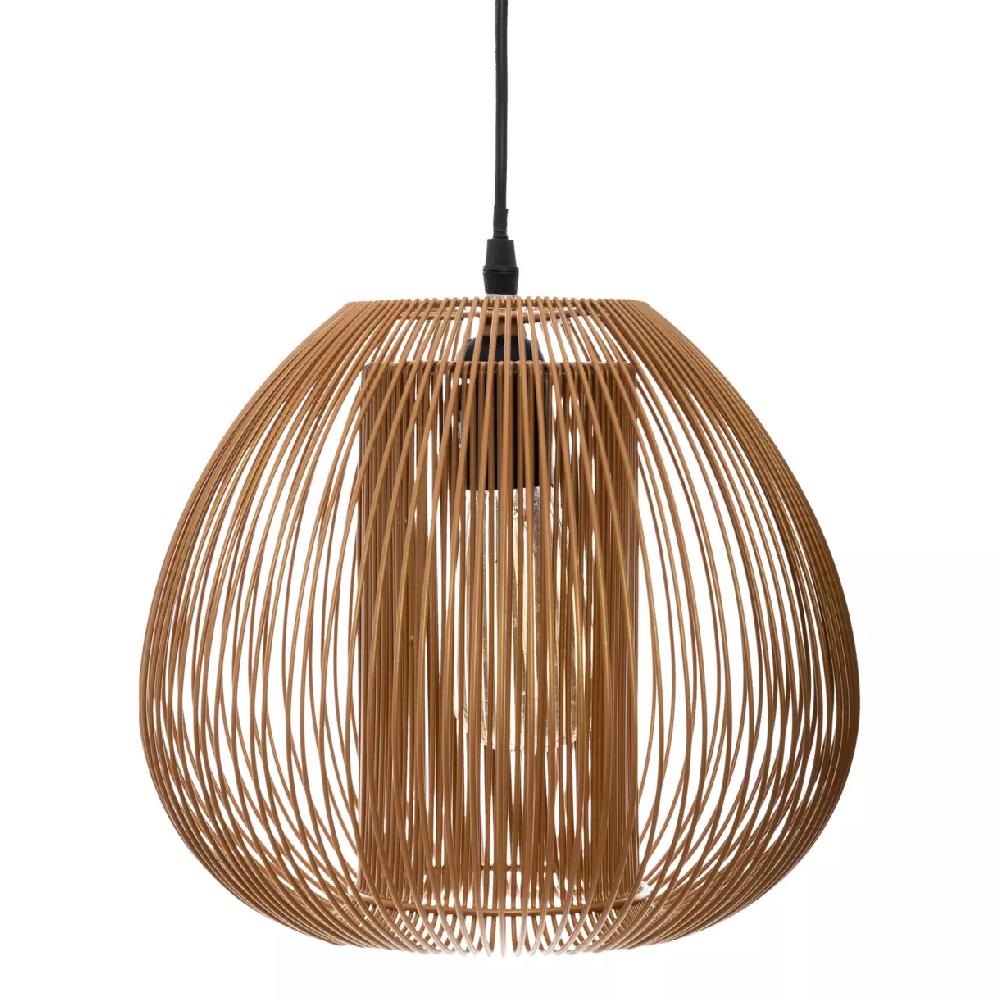 eminza Suspension métal (D27 5 cm) Noda Jaune ocre