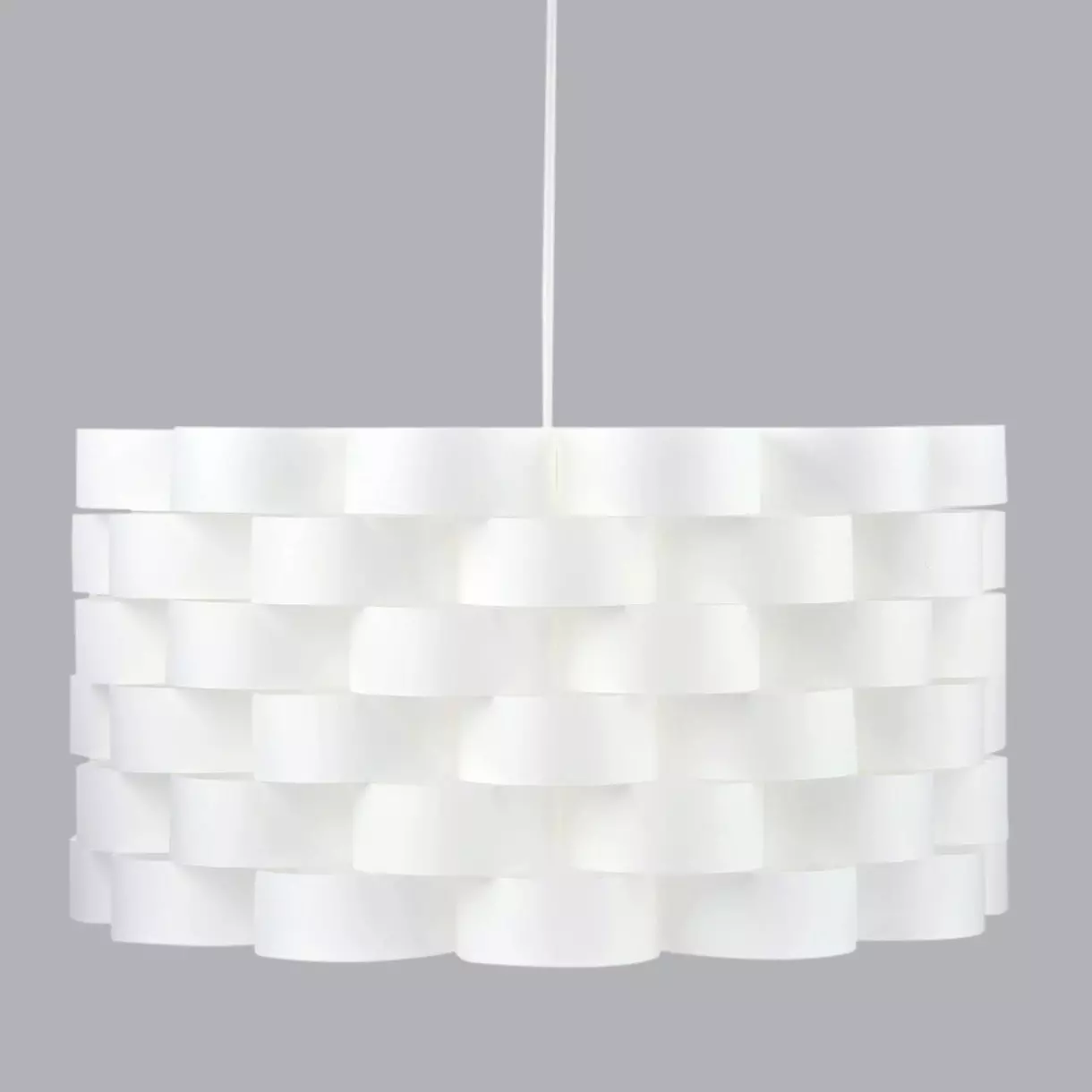 eminza Suspension origami (D32 cm) Moki Blanche