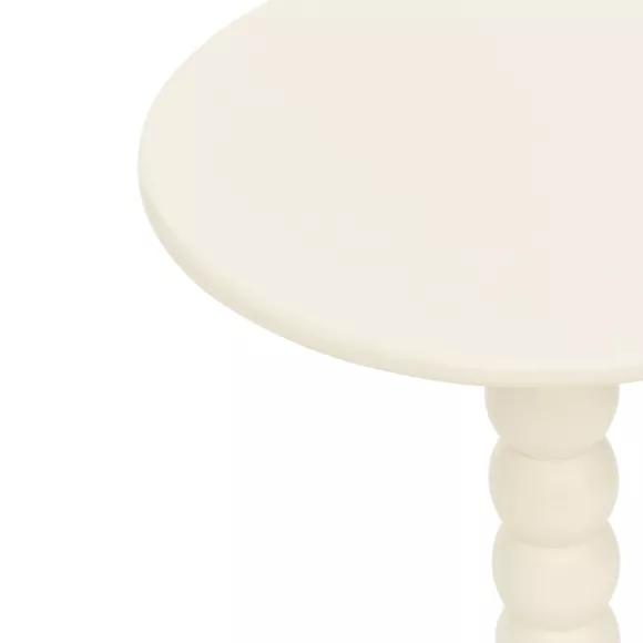 Eminza Table à Café Bois (H46 5 Cm) Chamlo Blanche