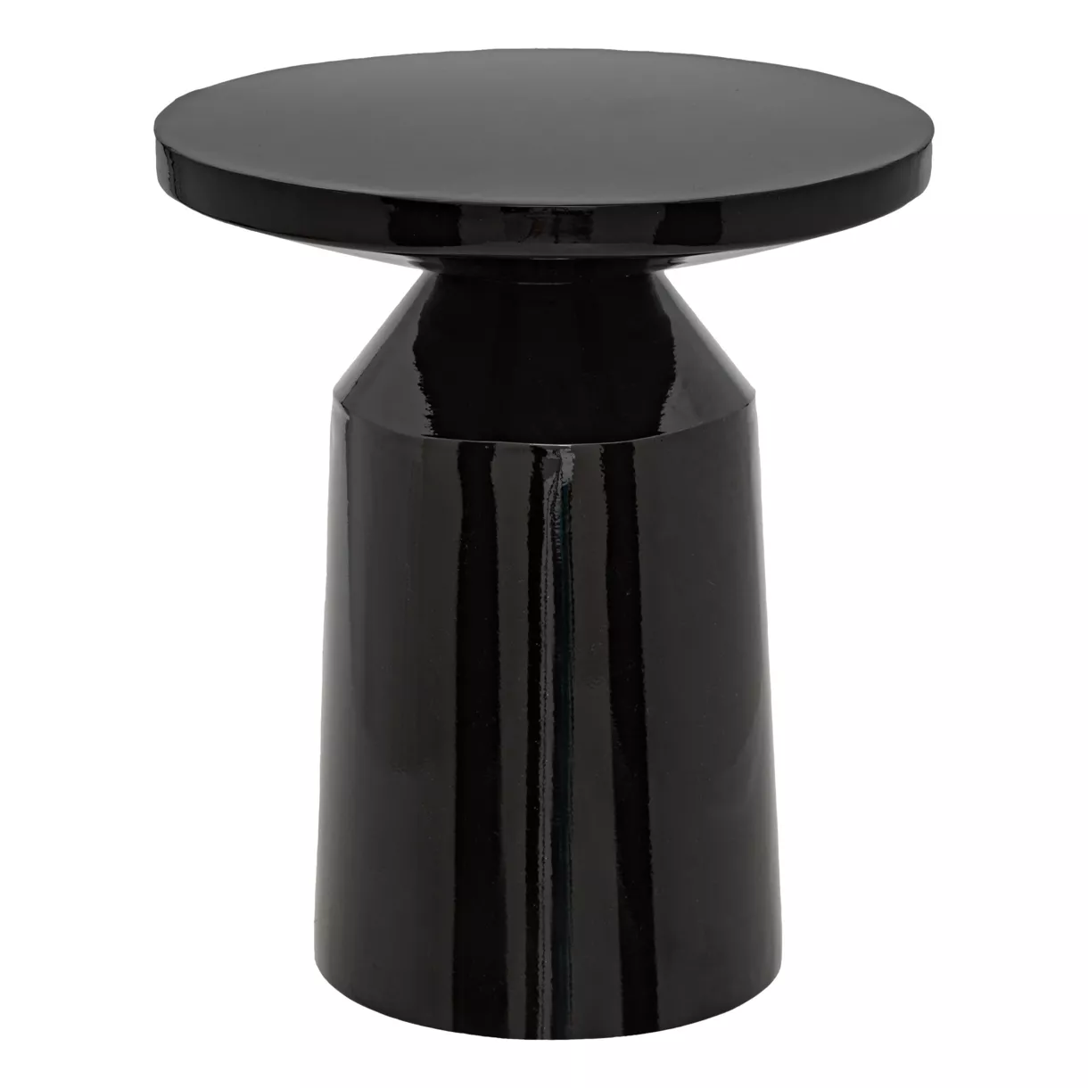 eminza Table à café totem métal (H44 cm) Sita Noir