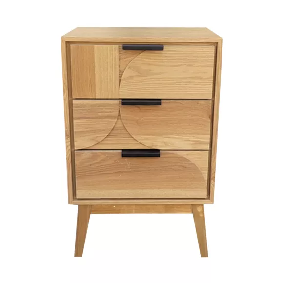 Eminza Table D'appoint Bois (H65 Cm) Hanoï Naturel