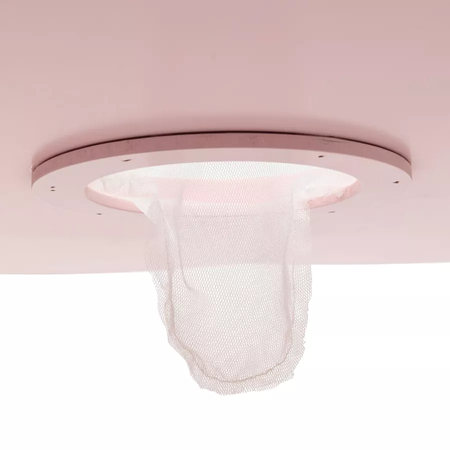 Eminza Table Enfant Bois (40 Cm) Douceur Fleur Rose