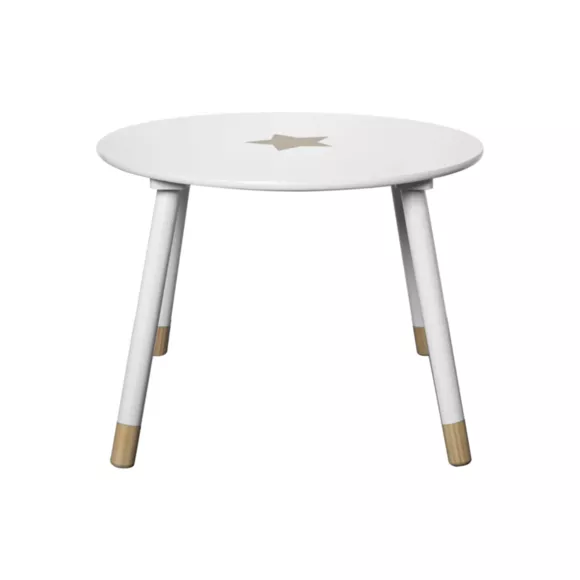 Eminza Table Enfant Bois (H44 Cm) Stars Blanche