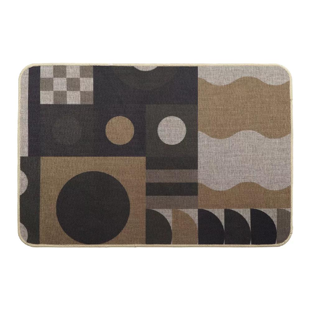 eminza Tapis antidérapant (40 x 60 cm) Geo Beige