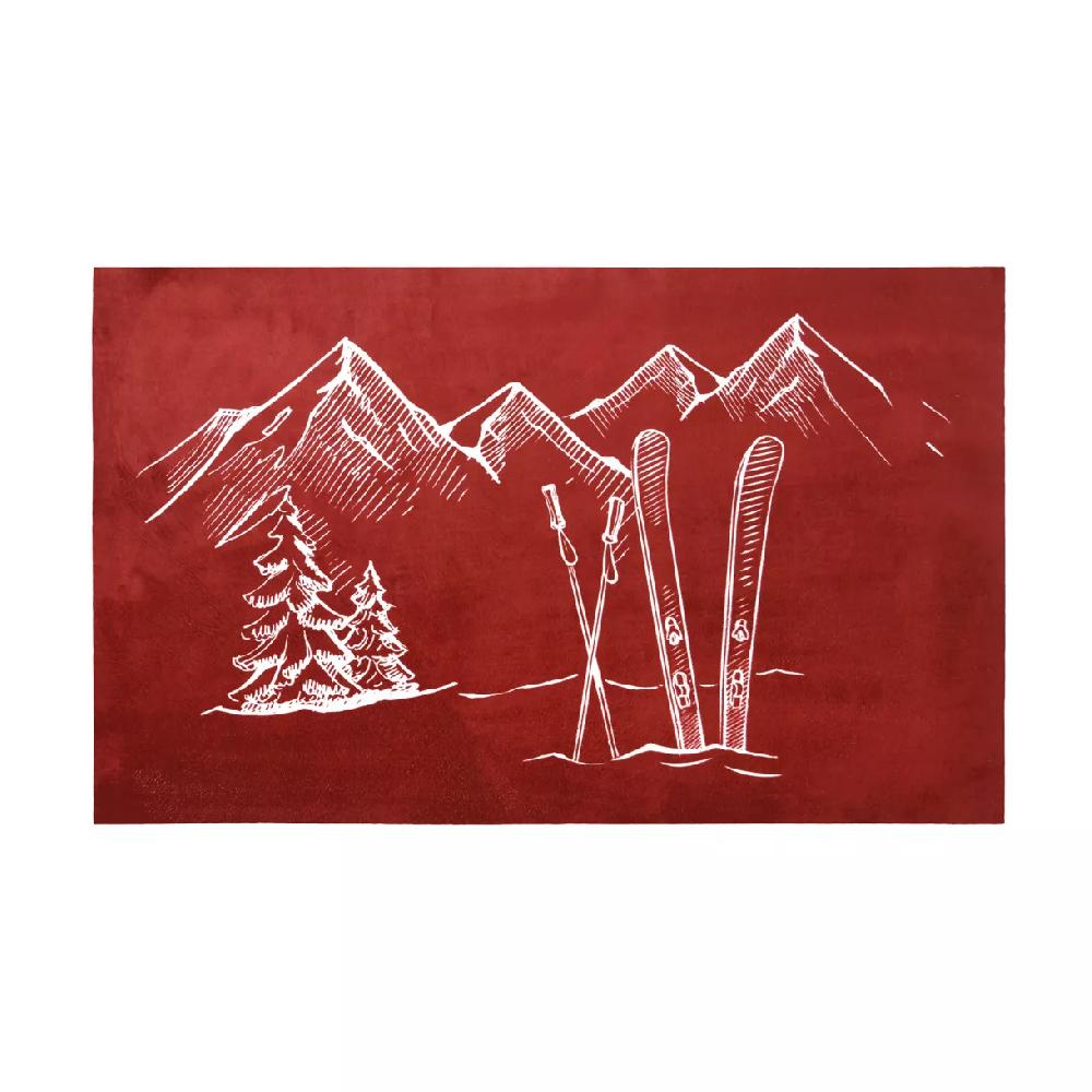 eminza Tapis antidérapant (45 x 75 cm) Bessan Rouge