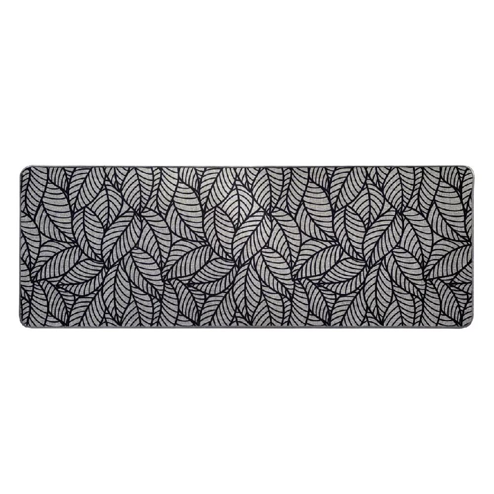 eminza Tapis antidérapant (50 x 140 cm) Jungle Gris