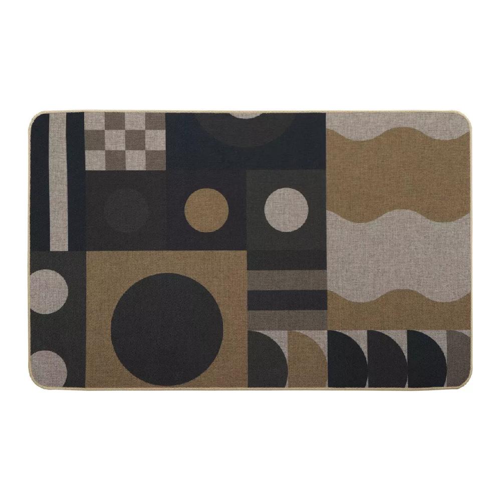 eminza Tapis antidérapant (50 x 80 cm) Geo Beige