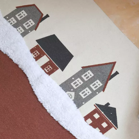 Eminza Tapis Coton (90 Cm) Cornouailles Ecru