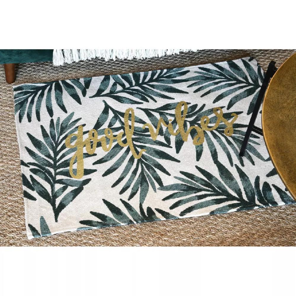 eminza Tapis coton (90 cm) Vibes Ecru