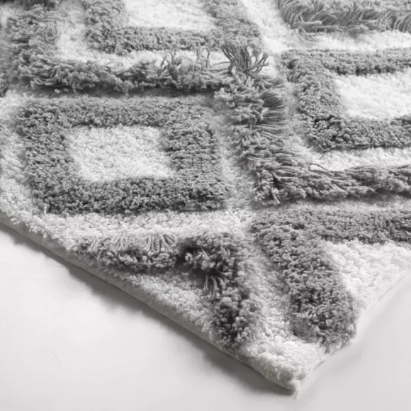 Eminza Tapis De Bain (80 Cm) Ikatis Gris