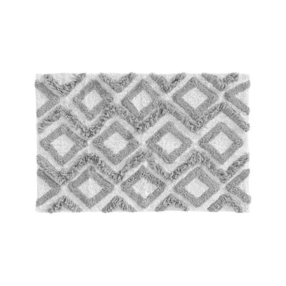 Eminza Tapis De Bain (80 Cm) Ikatis Gris