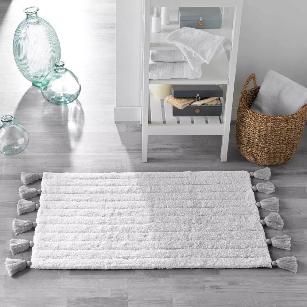 eminza Tapis de bain (80 cm) Minatis Gris