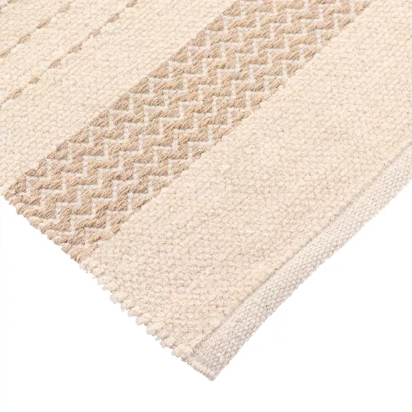 Eminza Tapis De Bain Coton (45 X 90 Cm) Cilaos Beige