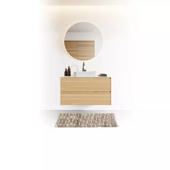 Eminza Tapis De Bain Coton (50 X 75 Cm) Bridge Beige