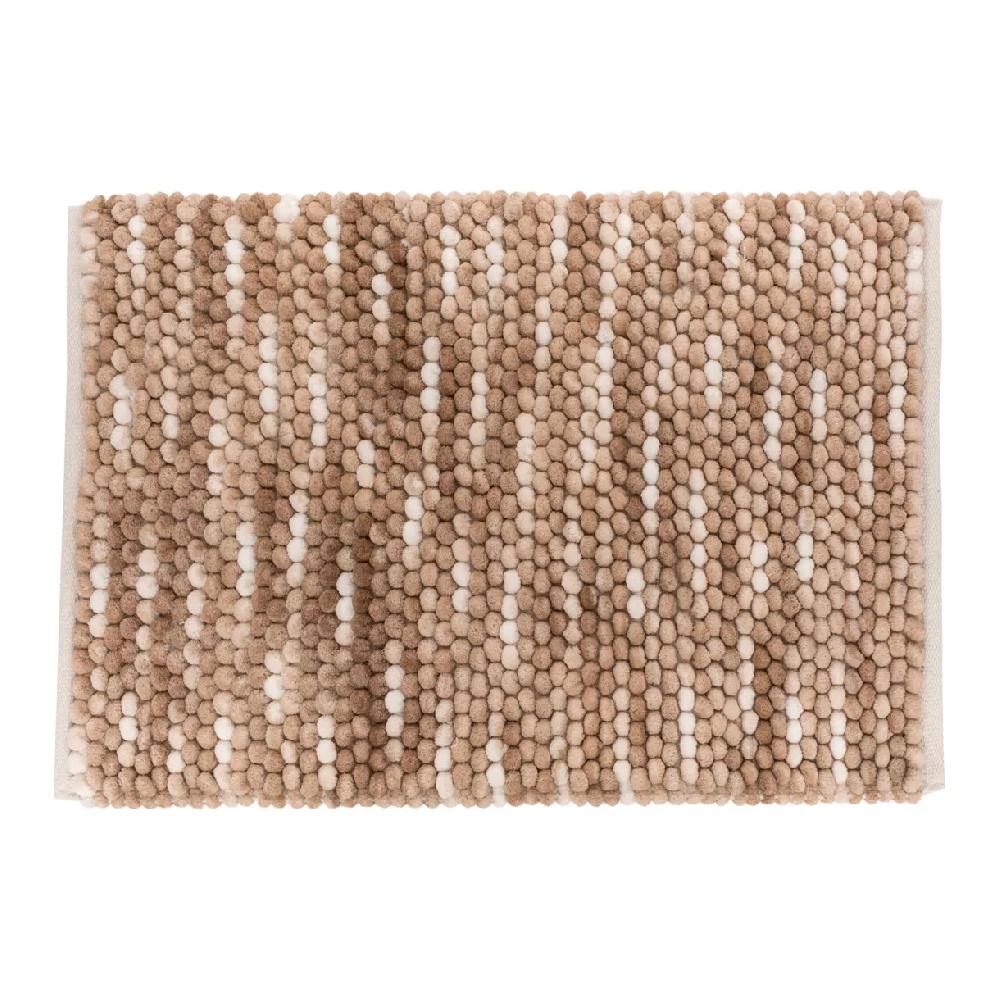 eminza Tapis de bain coton (50 x 75 cm) Bridge Beige