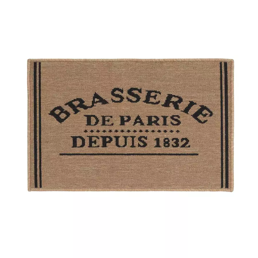 Eminza Tapis De Cuisine (50 X 80 Cm) Troquet Beige