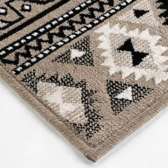 Eminza Tapis De Salon (68 X 110 Cm) Sakari Taupe