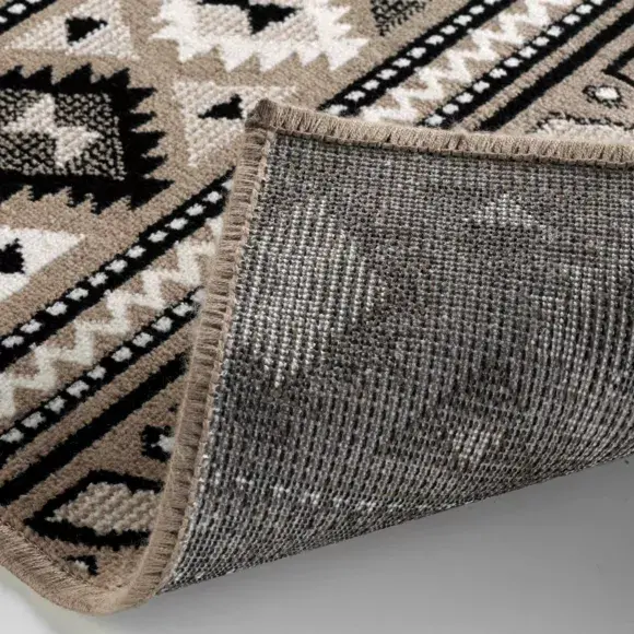 Eminza Tapis De Salon (68 X 110 Cm) Sakari Taupe