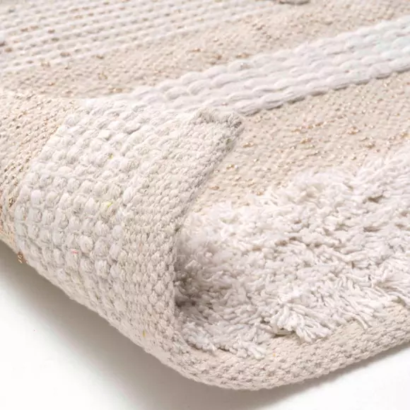 Eminza Tapis De Salon Coton (60 X 90 Cm) Athos Ecru
