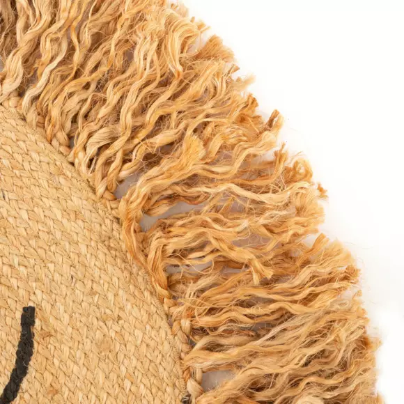 Eminza Tapis Jute Enfant (90 Cm) Lion Beige