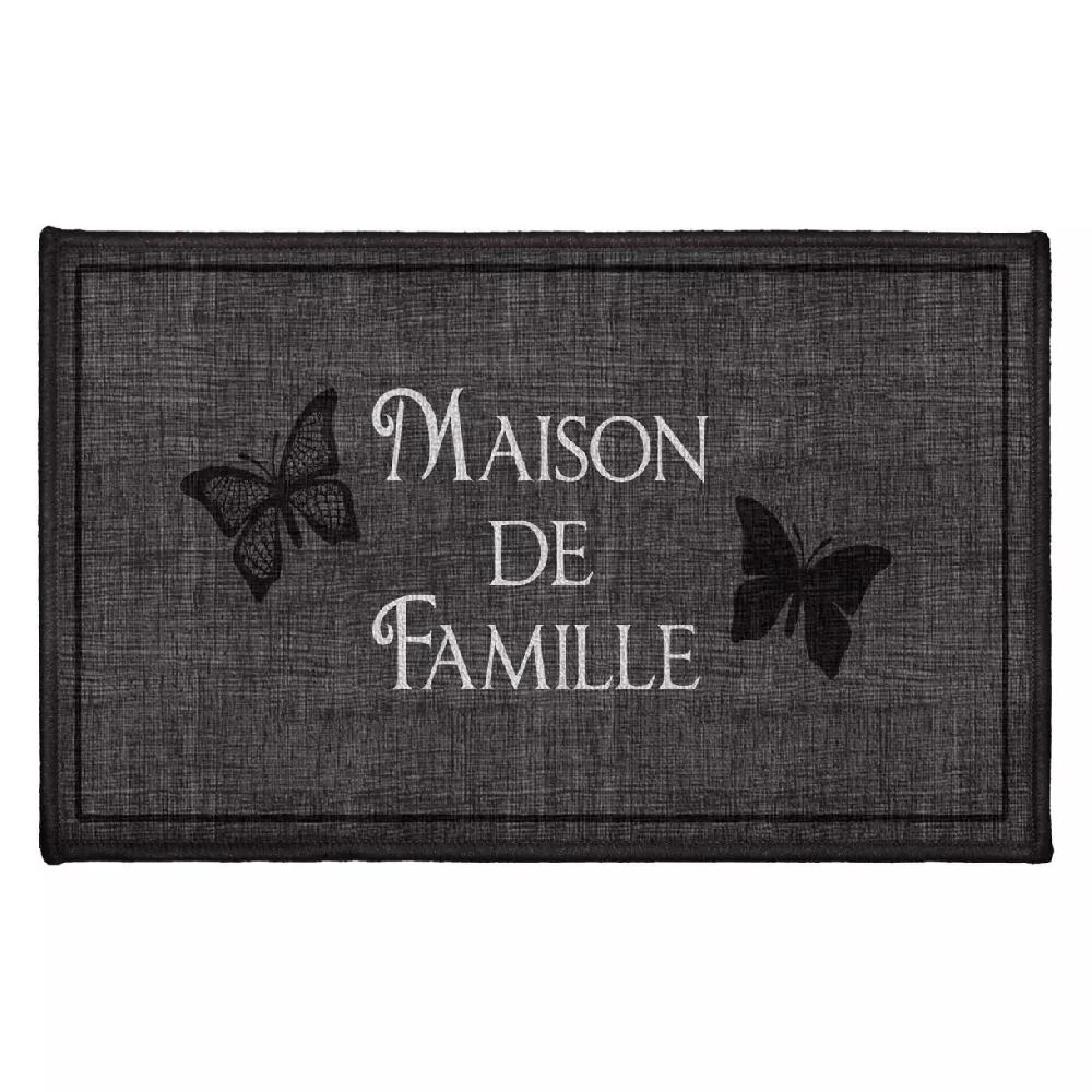 eminza Tapis multi-usage (50 x 80 cm) Familia Gris