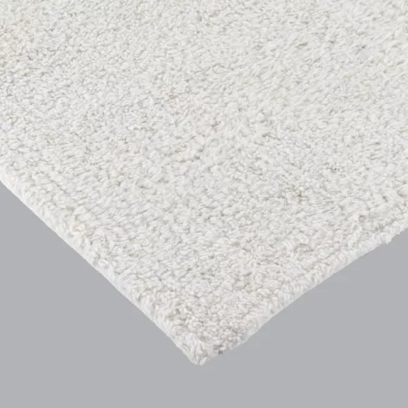 Eminza Tapis Salon Coton (45 X 90 Cm) Leo Blanc