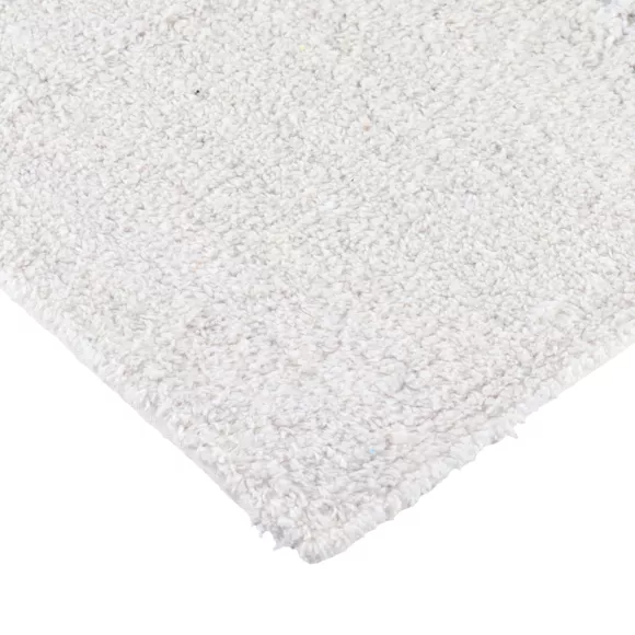 Eminza Tapis Salon Coton (45 X 90 Cm) Naël Blanc
