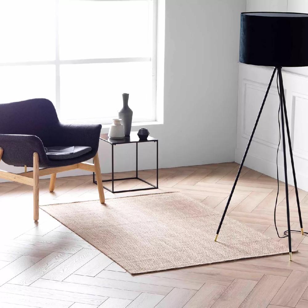 eminza Tapis tissé (120 x 170 cm) Ilem Beige