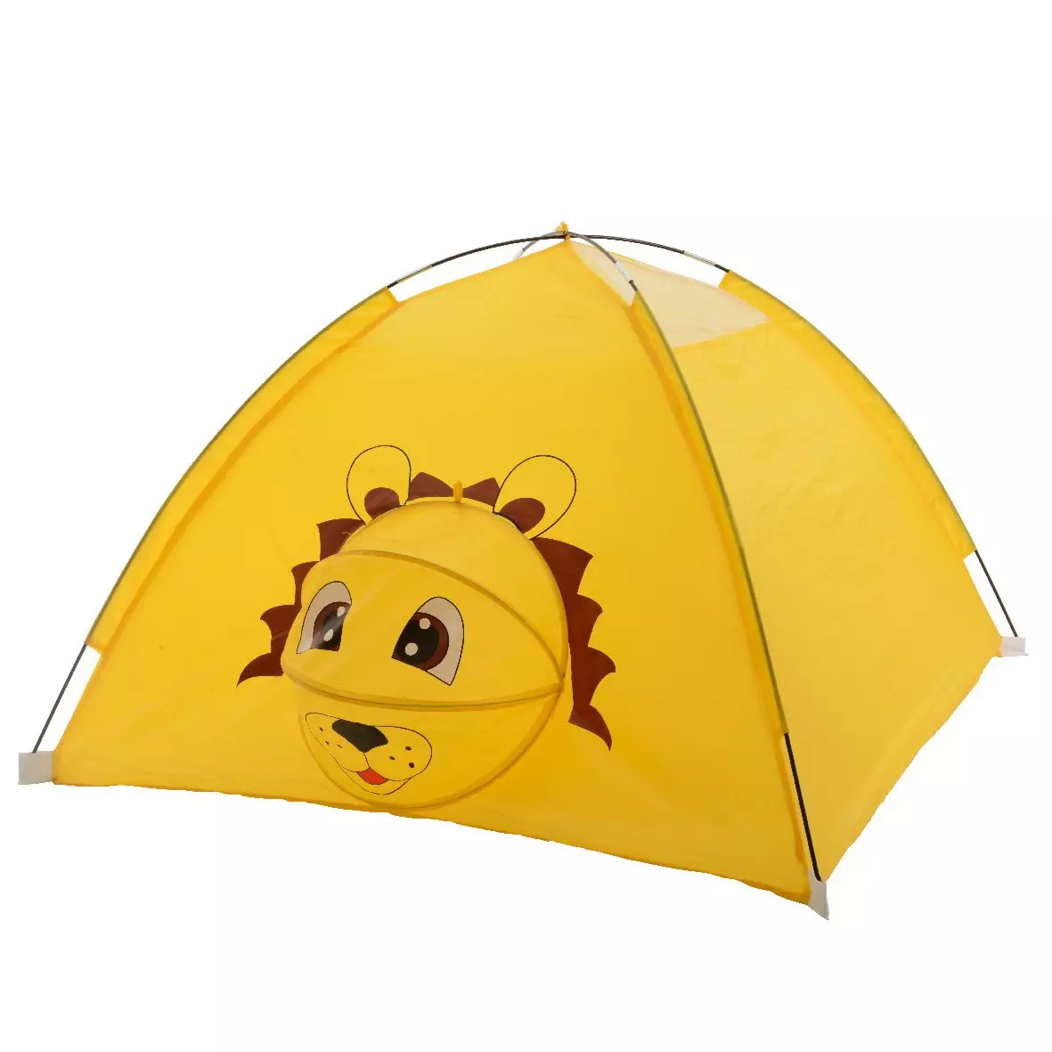 eminza Tente de jardin enfant Lion Jaune