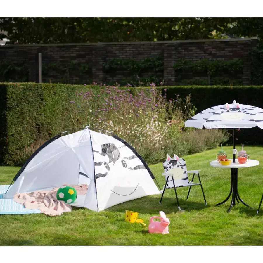 Eminza Tente De Jardin Enfant Zebre Multicolore