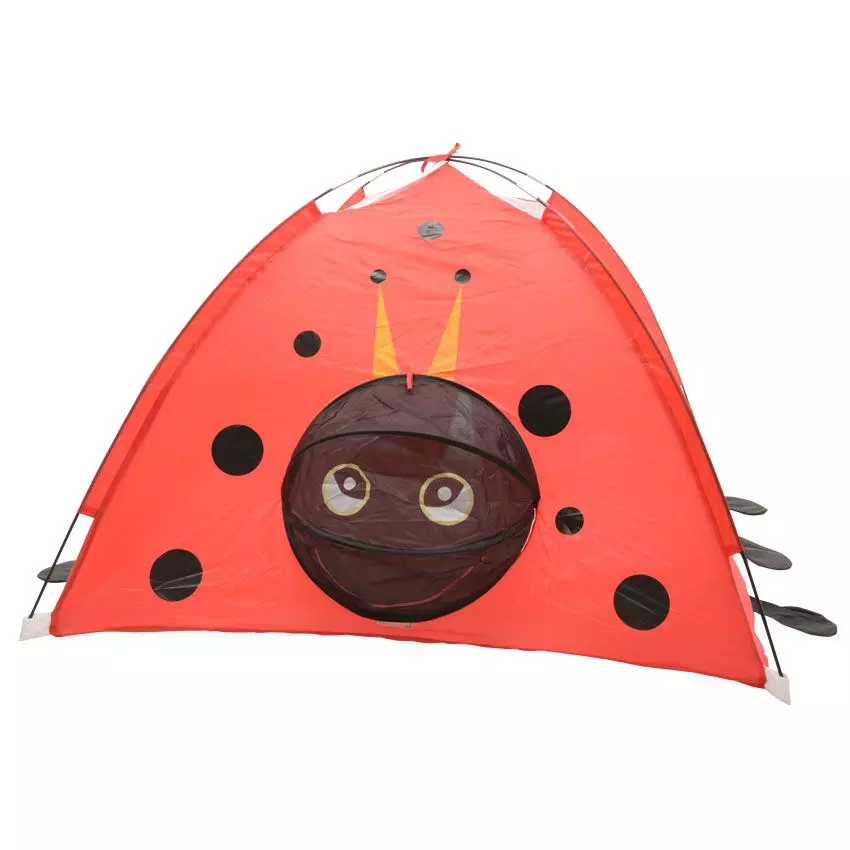eminza Tente pour enfant (H80 cm) Coccinelle Rouge