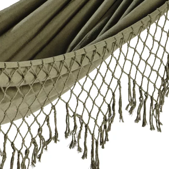 Eminza Toile De Hamac à Franges Serenity Vert Kaki