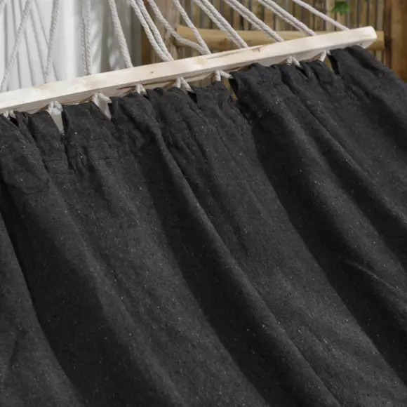 Eminza Toile De Hamac Nature Douce Gris Foncé