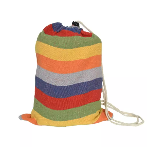 Eminza Toile De Hamac Pompon Multicolore