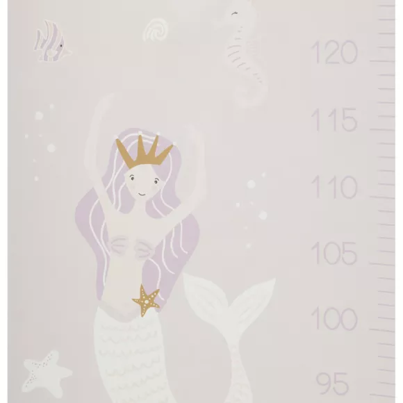 Eminza Toise Murale Enfant (H 124 Cm) Sirène Violet
