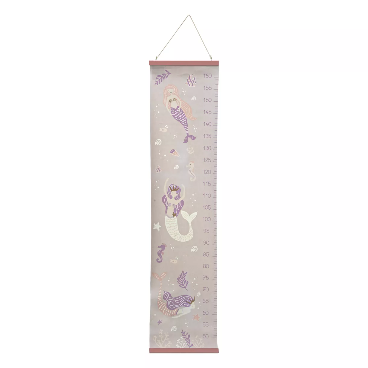eminza Toise murale enfant (H 124 cm) Sirène Violet