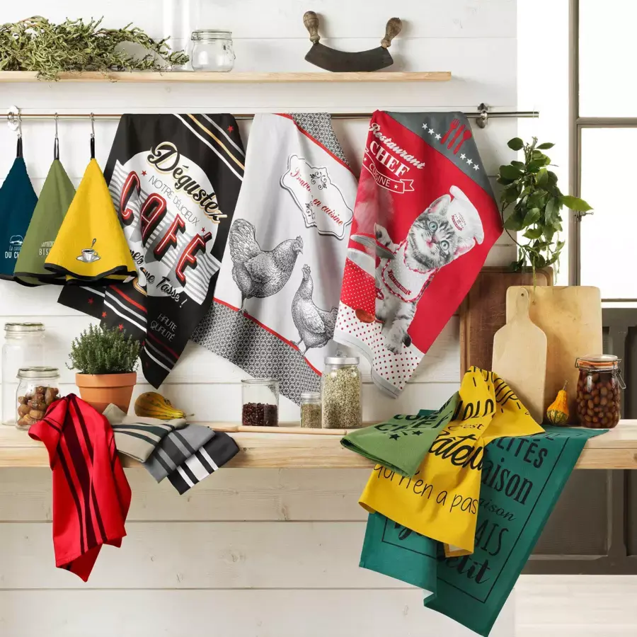 Eminza Torchon (70 Cm) Comptoir Gris