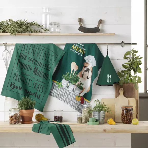Eminza Torchon (70 Cm) Hot Dog Vert