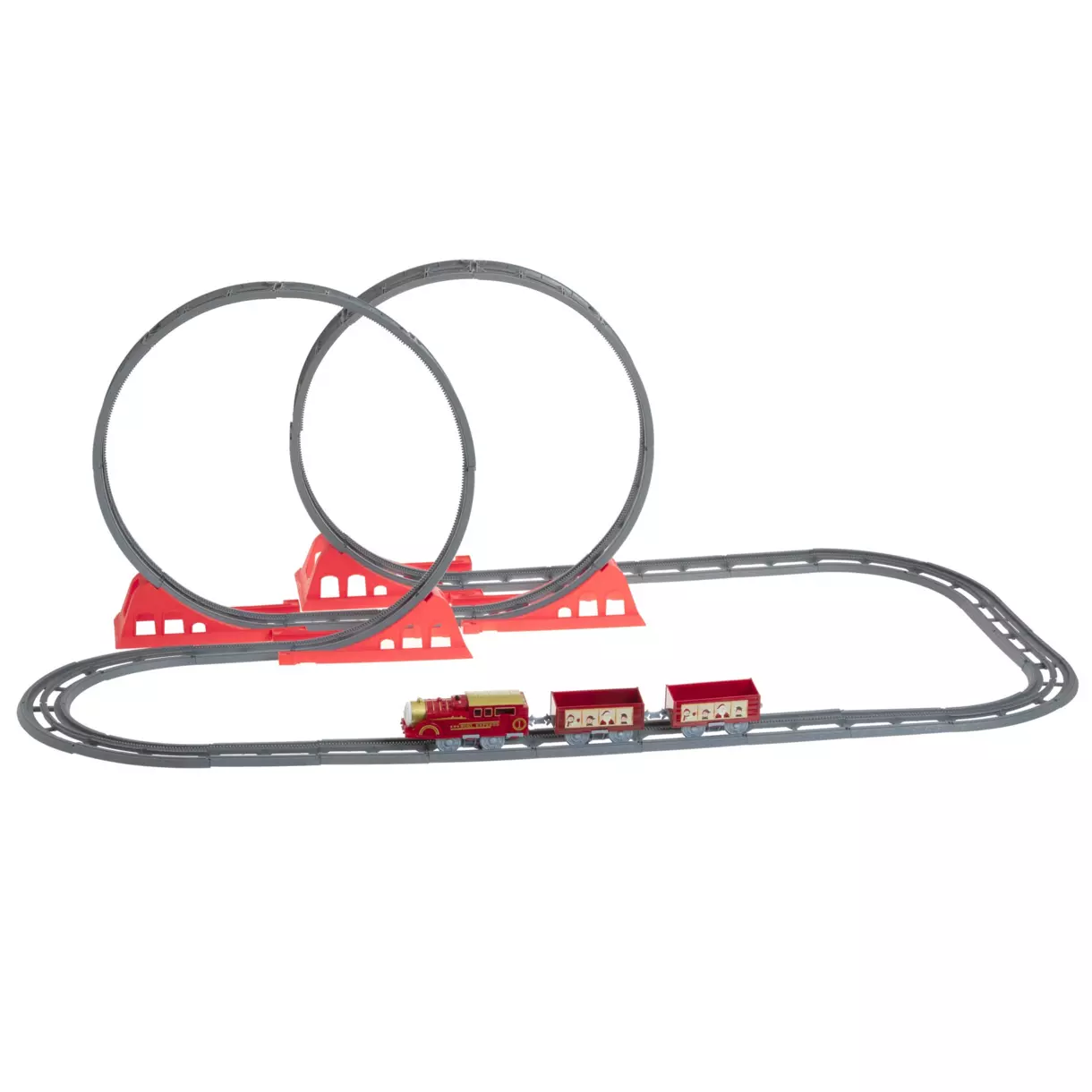 eminza Train musical à piles (136 cm) Looping