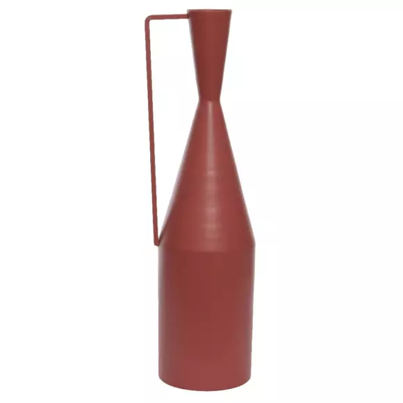 Eminza Vase En Métal (H50 Cm) Severino Rouge