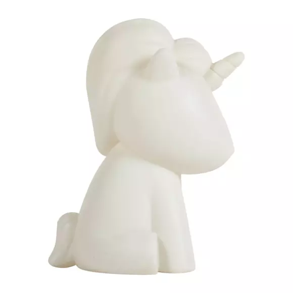 Eminza Veilleuse Enfant (L 13 5 Cm) Licorne Blanche